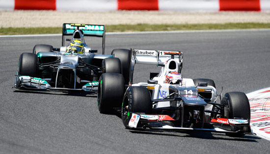 索伯车队险胜梅赛德斯,佩雷兹扛起全队 索伯车队险胜梅赛德斯,佩雷兹扛起全队