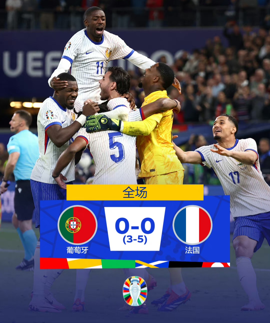 法国队碾压葡萄牙队，张本智和点燃赛场